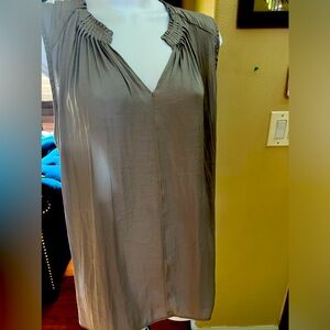 Silky gray tank